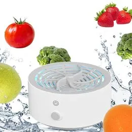 Purificateur De Fruits Et Légumes Portable à Ultrasons USB - Nettoyeur Alimentaire Sans Fil Rechargeable