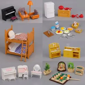 1 set doe-het-zelf accessoires schattig mini-poppenhuis