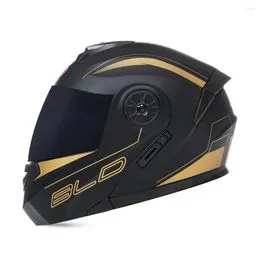 Cascos de motocicleta modulares Casco modular abatible doble visera Casco  Casque Moto Racing de cara completa