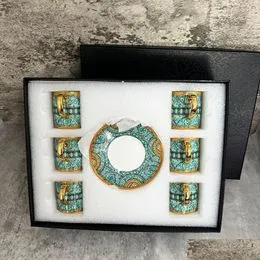 Cuenco decorativo de cerámica, cuenco para llaves de cerámica azul, cuenco  de decoración versátil de porcelana, pequeño plato para joyería con esmalte