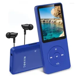  TIMMKOO Reproductor MP3 con altavoz, pantalla Full Touch HD de  4.0 pulgadas, Video Mp4, 8 GB, HiFi portátil sin pérdida de sonido, Mp3,  reproductor de música con radio FM, grabadora de