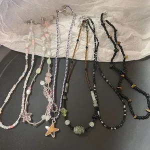 TseenYi Boho Turquoise Drop Chain Ketting Lange Edelsteen Hanger Ketting Minimalistische sleutelbeen Kettingen Sieraden voor vrouwen en meisjes