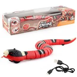Serpent Télécommandé RC Snake – ABS 40 Cm, Mouvements Réalistes, Langue Rétractable – Parfait Pour Halloween, Blagues Et Jeux En Famille