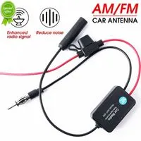 Amplificateur de signal FM universel pratique, antenne de voiture  anti-interférence, amplificateur radio, pièces automobiles