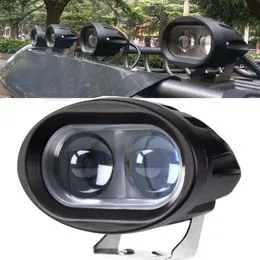 Faros LED, luces LED de trabajo para motocicleta, focos de 2 filas