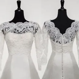Chaqueta De Bolero De Boda De Encaje - Encogimiento De Hombros Nupcial