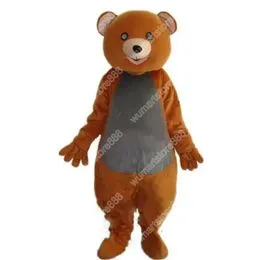 Disfraz De Mascota De Oso De Peluche De Halloween: Traje De