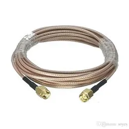 Oiyagai 2 Piezas RG316 Cable Puente SMA Macho A MCX Hembra Con Línea De Conexión RF Coaxial