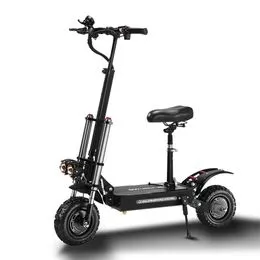Patinete para adultos con ruedas grandes y freno de mano de disco, sistema  de plegado de liberación rápida, sistema de suspensión doble, scooter de