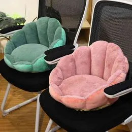  Cojín redondo del sofá del color sólido del cojín de la oficina  del culo del cojín del aula cojines de la silla de la espalda : Hogar y  Cocina