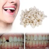 Dientes postizos Silicona Carilla superior inferior Carillas de risa  Perfectas Pasta de postizas