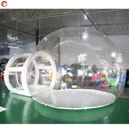 Dôme Gonflable Transparent (igloo à Bulles) - Tente PVC Avec Ventilateur - Dimensions ~4.6x3x2.3m - Pour Fête, Mariage, Anniversaire - Idée Décoration Originale - 7