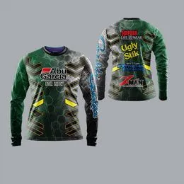 Vêtement Camouflage Chemise Technique Longue Manches HUK Performance Fishing - Camouflage Bleu/gris - Taille XL - Occasion Sea Hawk