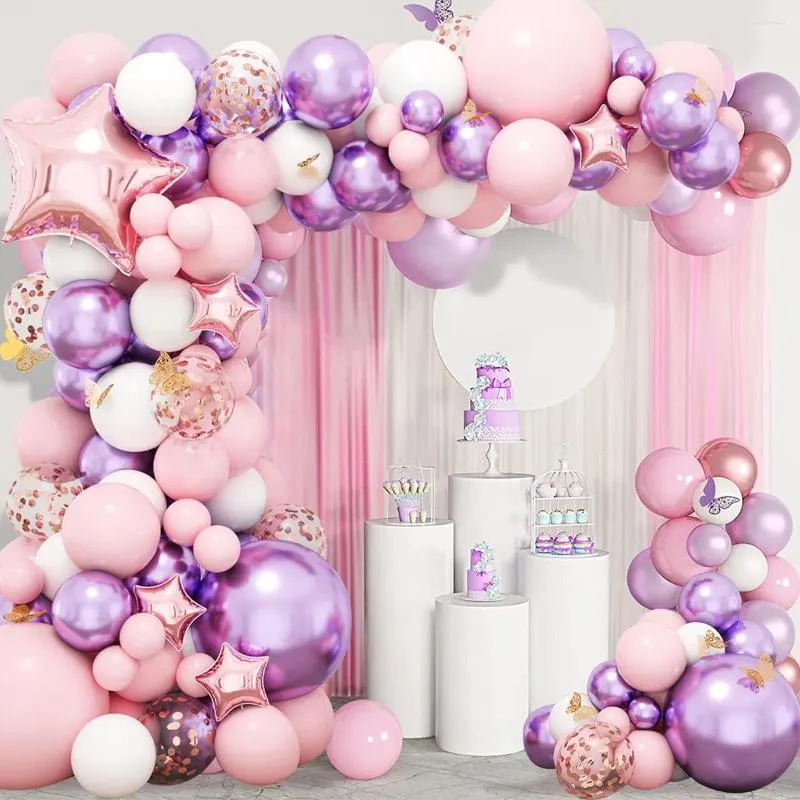 Otros Decoraciones decorativas de jardín de 2º cumpleaños para niñas, globos  de unicornio de 100 cm Decoraciones de fiesta de cumpleaños, globos de  aluminio para cumpleaños de 2 años Pa