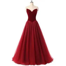 15 Vestidos De Color Rojo Oscuro Online DHgate