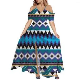 Vestido Fiesta Mujer,Vestidos Elegantes De Verano Para Mujer, Color Azul  Sólido, Hombros Descubiertos, Doble Volante, Costura En El Dobladillo,  Vestido Largo Con Cinturón Delgado, Sin Mangas, Vest : : Moda