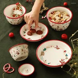 Comprar Vajilla japonesa, cuenco de cerámica para ensalada de frutas,  cuenco bonito para postre para niños, cuenco para comer, vajilla creativa  con forma de corazón para niña en casa