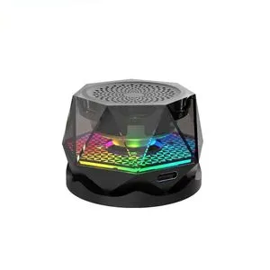 ZEALOT Enceinte Portable Bluetooth avec lumière LED, Basses stéréo