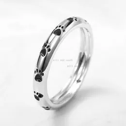 Bague Argent Chat Mignon - Anneau Minerve Décor Chat - Taille 53