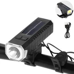 Lampe Solaire Arrière Pour Moto Rechargeable USB - Feu Clignotant Avec Détecteur De Vibration - Pour Plus De Sécurité En Voyage