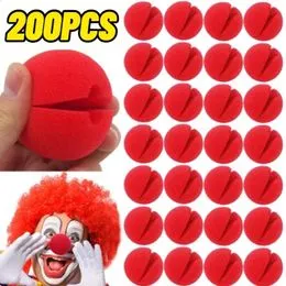 Runquan Nez De Clown Rouge 5cm Pour Costume Pour Fête De Noël Performance Sur Scène 10 Pcs