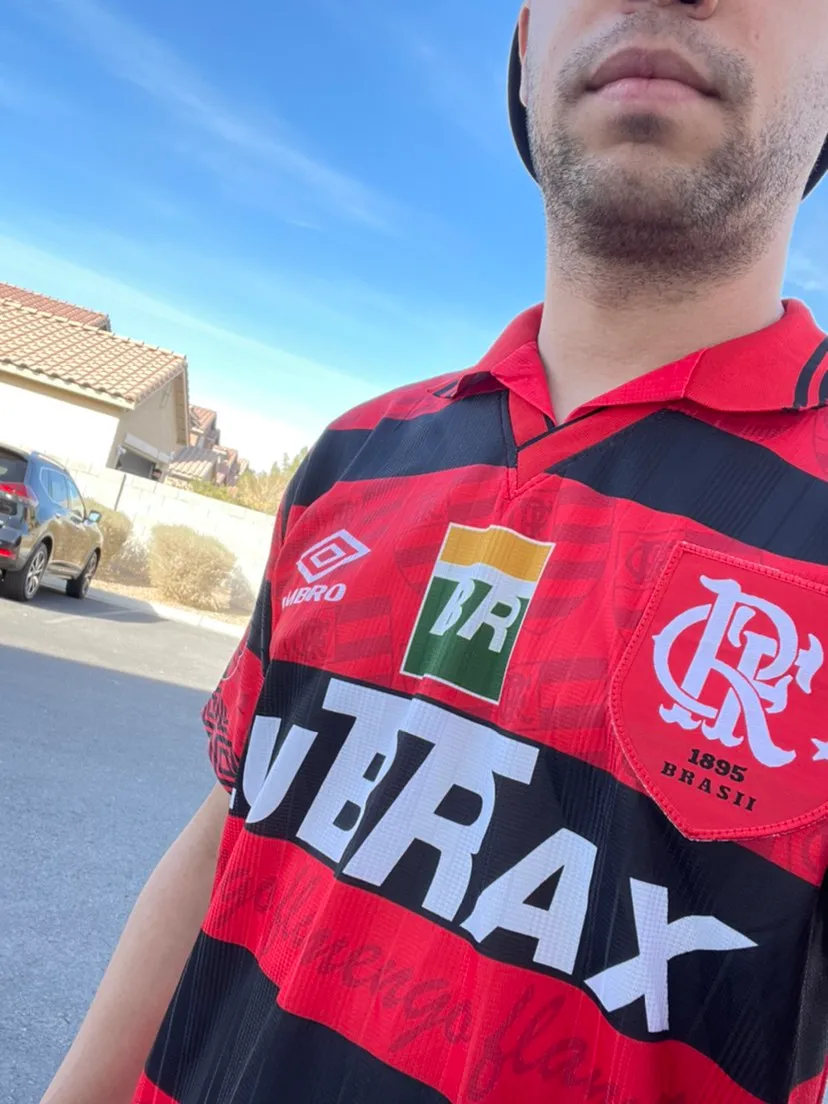 Maillot De Football Flamengo 1992-1993 Homme-noir rouge - Sport