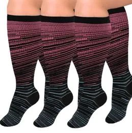 Chaussettes Cuisses Extra-longues En Coton - Bande élastique Large, 2 Paires, Tailles Uniques