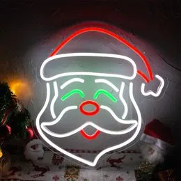 Letrero Luminoso LED árbol De Navidad Con Regalos - Neón Flexible, 32x38.5cm, USB, 5 Niveles De Brillo, Decoración Pared