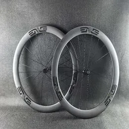 Paire De Roues Vélo Route Super Light 700c Tubeless - Jantes Carbone, Frein à Disque/vitesse