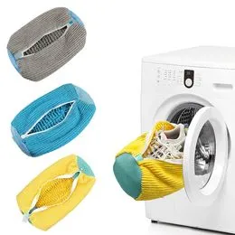 Sac À Linge - Sac De Lavage De Chaussures - Réutilisable - Protège Les Chaussures Des Dommages - Gris - 1 Pièce à Prix Sac À Linge - Sac De Lavage De Chaussures - Réutilisable - Protège Les Chaussures Des Dommages - Gris - 1 Pièce à Prix