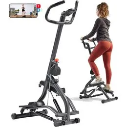 Trapstepper Met Verstelbare Weerstand – Opvouwbare Verticale Klimmer Voor Thuis, Full-body Workout Met LCD-scherm
