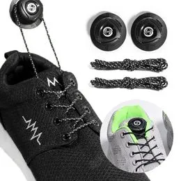 Sneaker ShoeLaces Automatic Buckle Rope Lazy Elastic No Tie Shoe