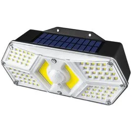 Luz Solar Exterior, iluminador con control remoto para puerta delantera,  patio, garaje, jardín