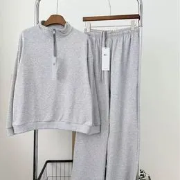 Brede broek van joggingstof - roze - - 18.00