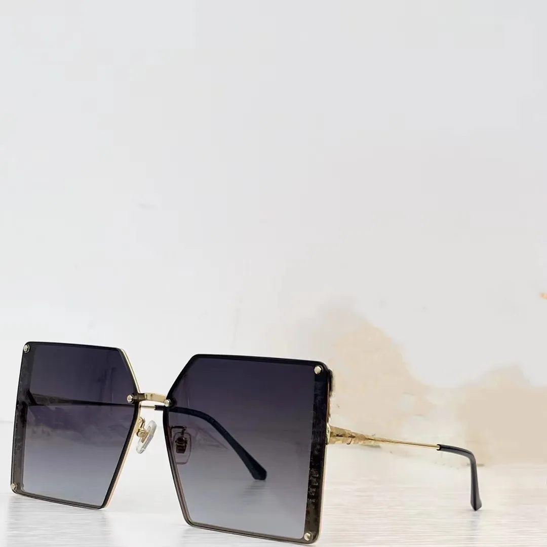 Metal/Glass Pearls Square Sunglasses 4281-Q-H