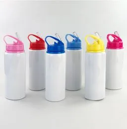 Botella de agua deportiva Botellas de agua de plástico de color degradado,  tazas de agua resistentes al calor, tazas pequeñas frescas y portátiles