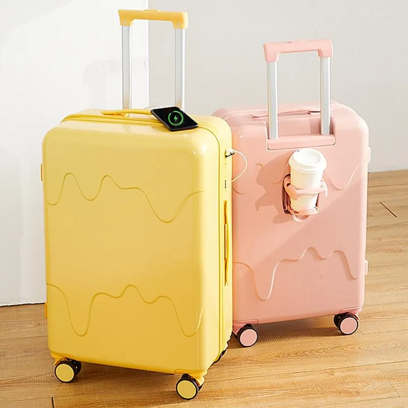 Coperture protettive elastiche vintage per bagagli per trolley da