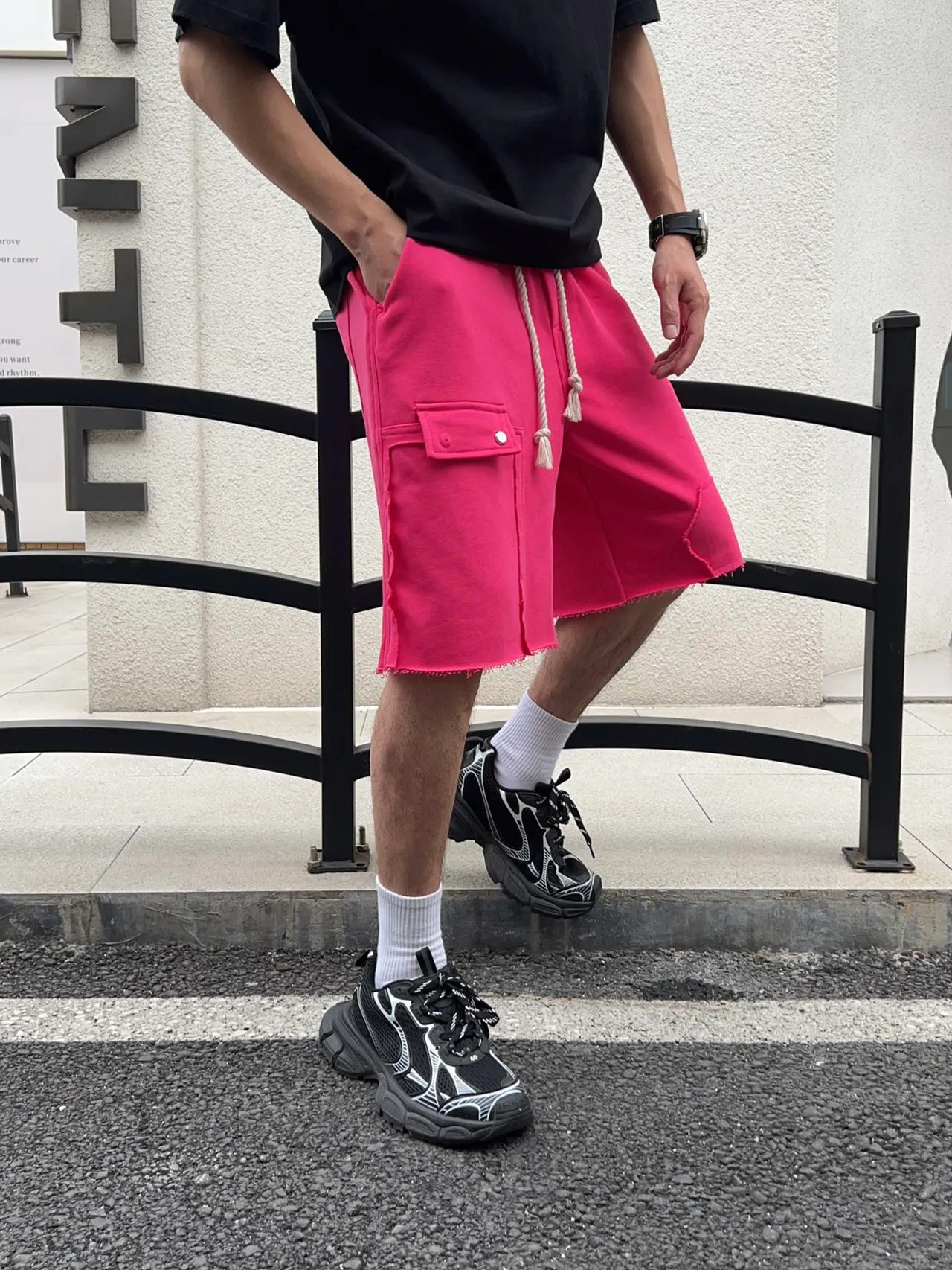 Fleece Shorts Short En Sweat Mens Fleece Shorts Plain Elasticated