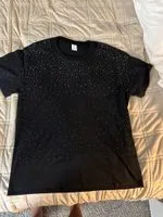 T-shirt Homme Décontracté Avec Strass Et Rivets - Col Rond, Pour L'été, Multicolore, Neuf Avec étiquettes