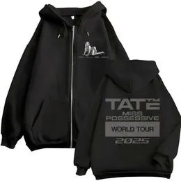 Sweat à Capuche Tate McRae Tour 2025 - Taille XL, Unisexe, Neuf Avec étiquettes