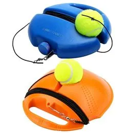 Entraîneur De Tennis Solo - Set Avec 2 Balles élastiques Et Corde, Base Stable, Pour Adultes Et Enfants