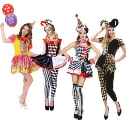 Traje de payaso para niñas, vestido de fantasía, disfraz de circo,  Carnaval, fiesta de cumpleaños, vestidos