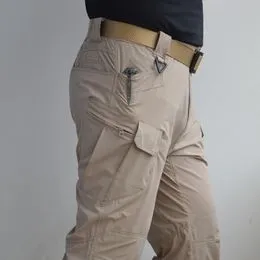 Pantalones tácticos para hombre, repelentes al agua, tela Ripstop, pantalón  estilo cargo para exteriores, pantalones de senderismo y trabajo, overol