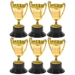 2 Trophées De Lecture En Plastique Doré - Récompense Pour Enfants - Motivation à Lire - Concours Et Cadeau - 5