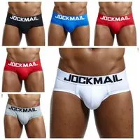 JOCKMAIL 3 unids/packs de ropa interior para hombre, calzoncillos de  algodón para hombre, de cintura baja, boxeadores