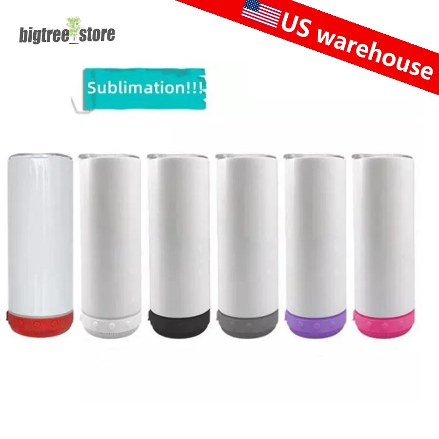 40oz Bluetooth Sublimation Tumblers For Sublimation With Speaker