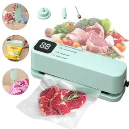 Mini scellant à chaud pour sacs de cuisine, scellant portable en plastique pour sacs alimentaires, gadget de cuisine pour sacs à frites, sacs à collation, sacs en plastique (blanc