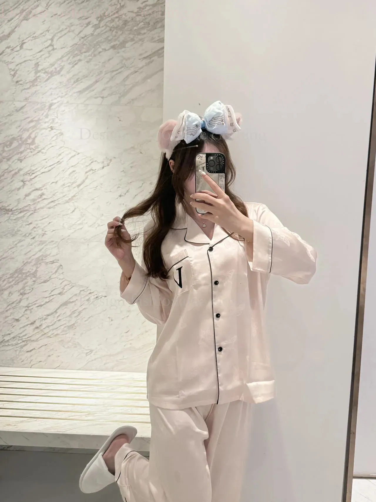Pyjama Femme Hiver - Ensemble Pantalon Et Haut Manches Longues - Tissu Doux, Taille élastique - Pour Maison, Loungewear Décontracté