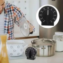 Minuterie Mécanique Cochon 60 Min – Compte à Rebours Cuisine, Yoga, Étude – Sans Pile, Sonnerie Forte