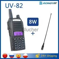 Baofeng – walkie-talkie militaire de 10 km, Radio de chasse uv 5r, 5W 8W en  option, Baofeng UV-5R UV-82 UV-8HX, UV-16